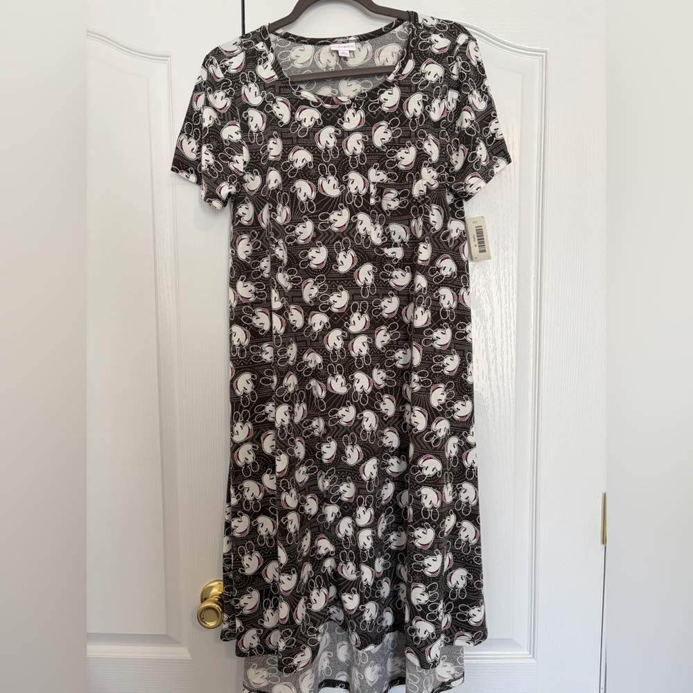 LuLaRoe Disney Mickey Mouse Carly Midi Dress NWT